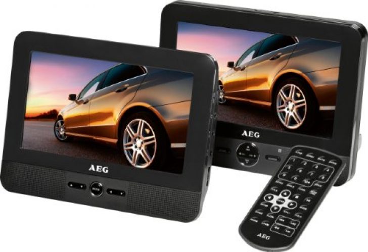 AEG, 2 Bildschirme, 9" DVD-Player fürs Auto | AUTOLIFESTYLE
